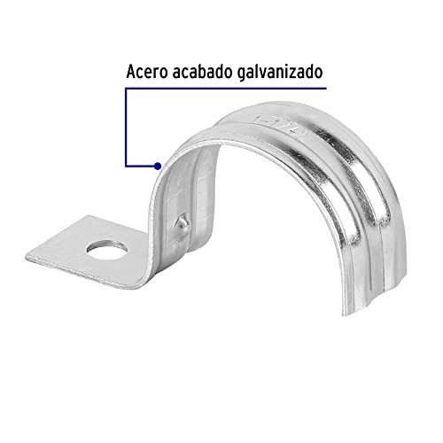 Clamp Tube Type Nail 1-1/4 ', 5 Pieces Bag, Volteck