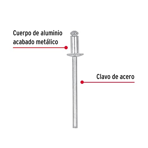 Bifurcated Rivets, 3.2x6.4mm, Bag 50 Pcs