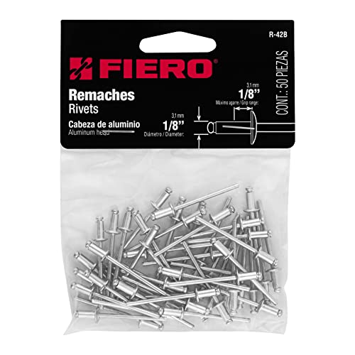 Bifurcated Rivets, 3.2x6.4mm, Bag 50 Pcs