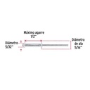 Bifurcated Rivets, 4x16.50mm, Bag 50 Pcs