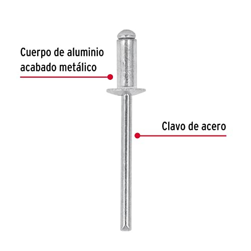 Bifurcated Rivets, 4x10.20mm, Bag 50 Pcs