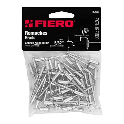 Bifurcated Rivets, 4x10.20mm, Bag 50 Pcs