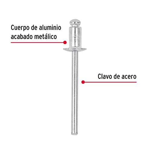 Bifurcated Rivets, 4x10mm, Bag 50 Pcs