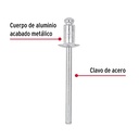 Bifurcated Rivets, 4x10mm, Bag 50 Pcs
