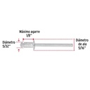 Bifurcated Rivets, 4x10mm, Bag 50 Pcs