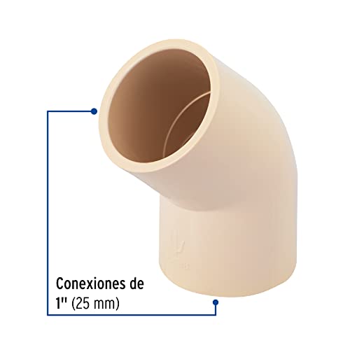 Elbow 45 ° CPVC, 1 '