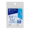 Cleat Curve, 5 Mm, White, 20 Parts Bag