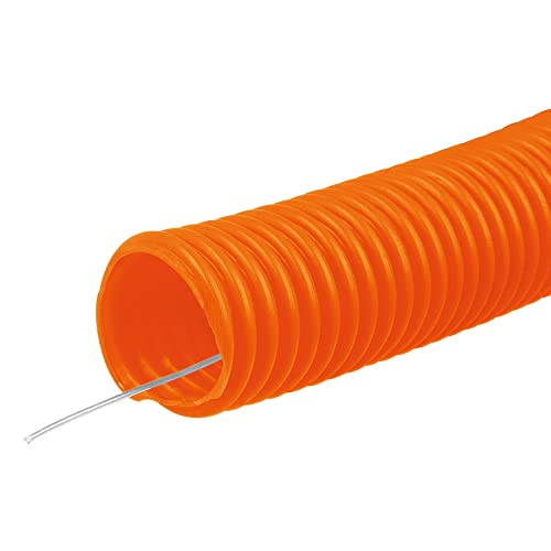 Flexible Corrugated Tube, 1/2 ', with Guide Roll 100 M, Volteck