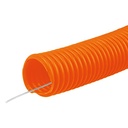 Flexible Corrugated Tube, 1/2 ', with Guide Roll 100 M, Volteck