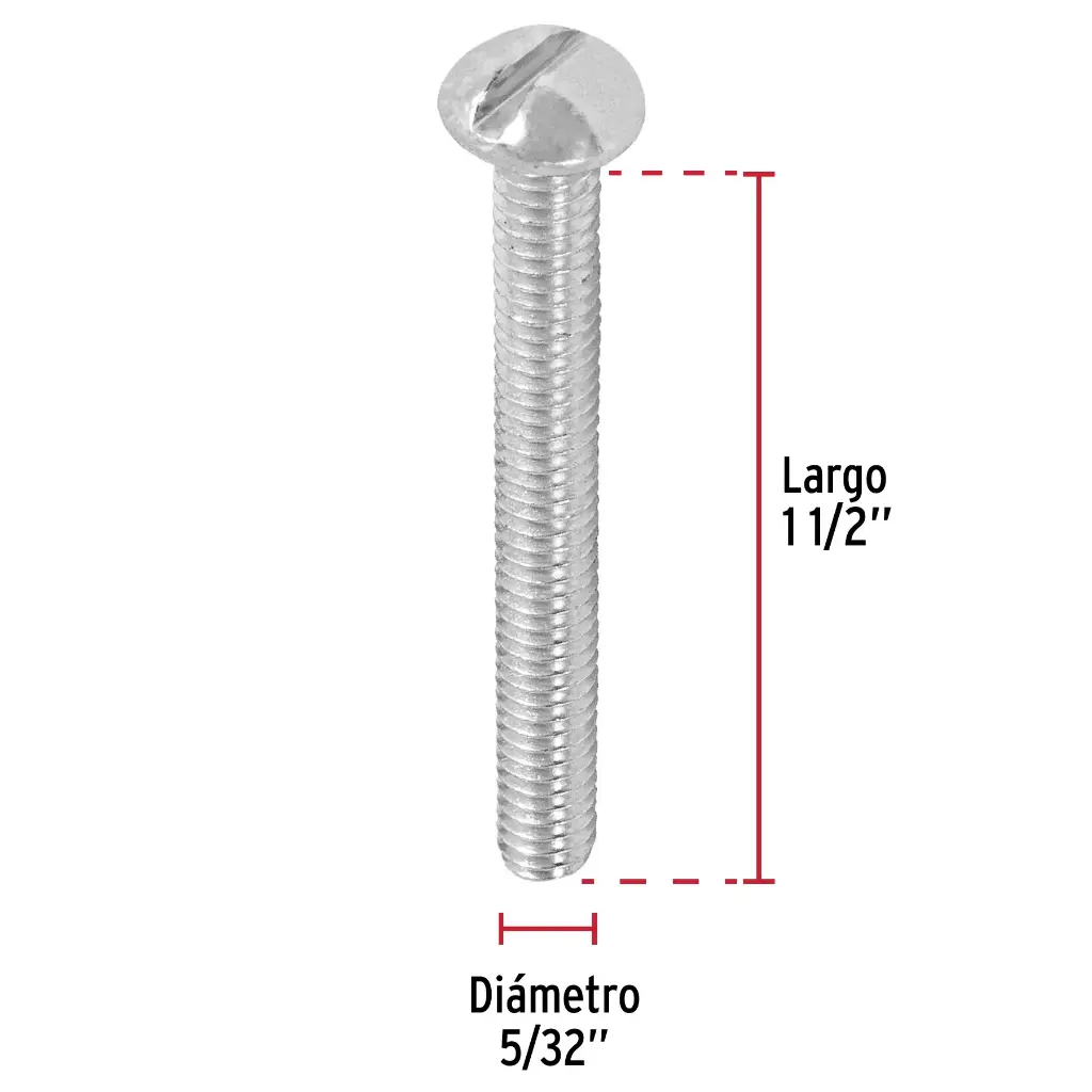 TORNILLO ESTUFA 5/32 X 1-1/2P FIERO 44611