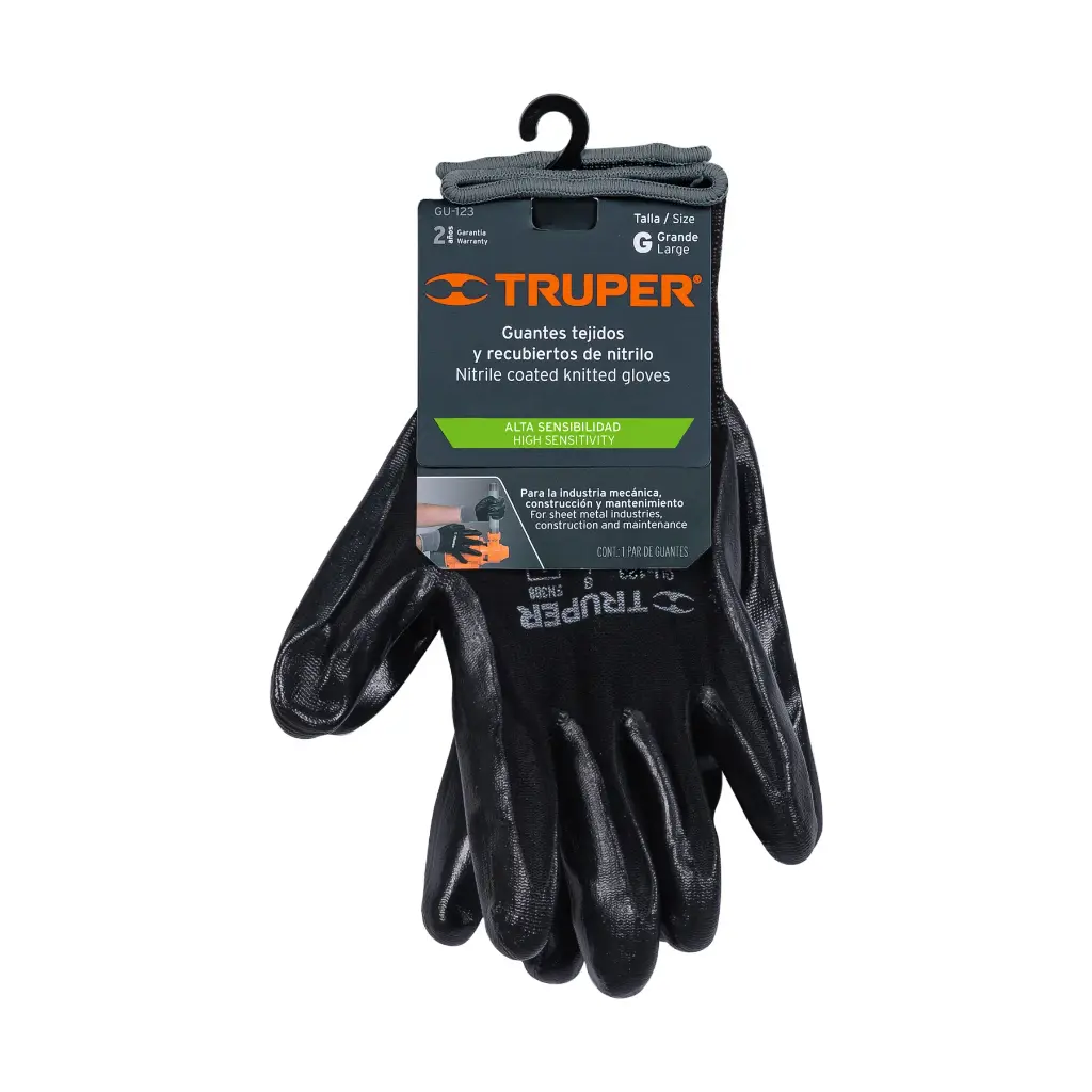 GUANTES NITRILO GDE TRUPER 13295 GU-123