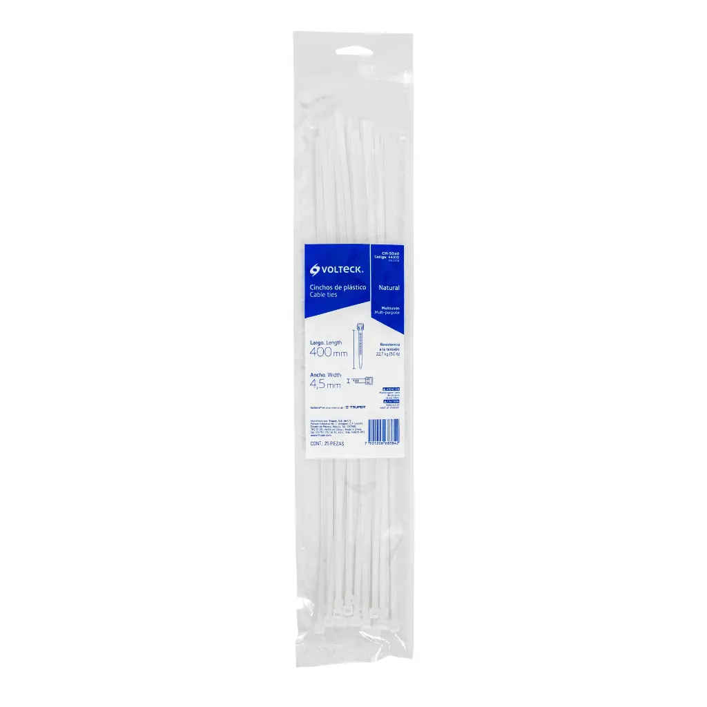 CINCHO 400 X 4.5 NATURAL VOLTECK 44310 CIN-5040