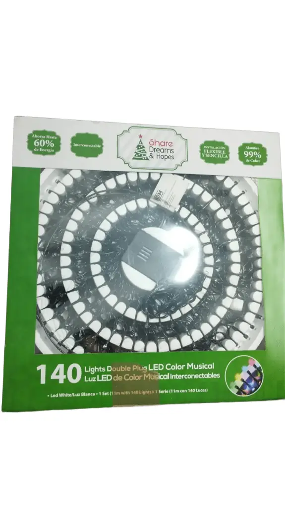 LUCES NAVIDEÑAS 11M 140 LUCES LED