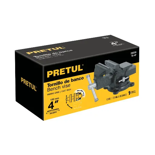 TORNILLO BANCO 4P PRETUL 26039 TB-4P