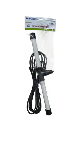 ANTENA AEREA PVC 40CM 5M COAXIAL