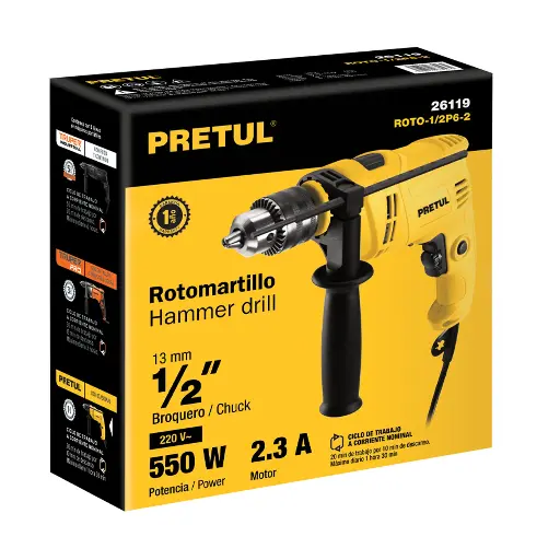 ROTOMARTILLO 1/2 550 W 28112 PRETUL