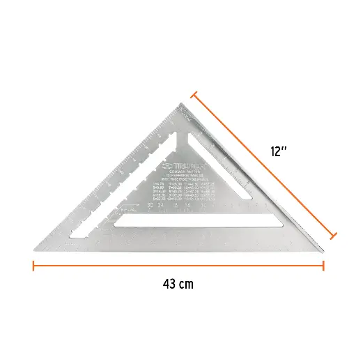 ESCUADRA ALUMINIO 12P TABLAROCA 15132 TRUPER