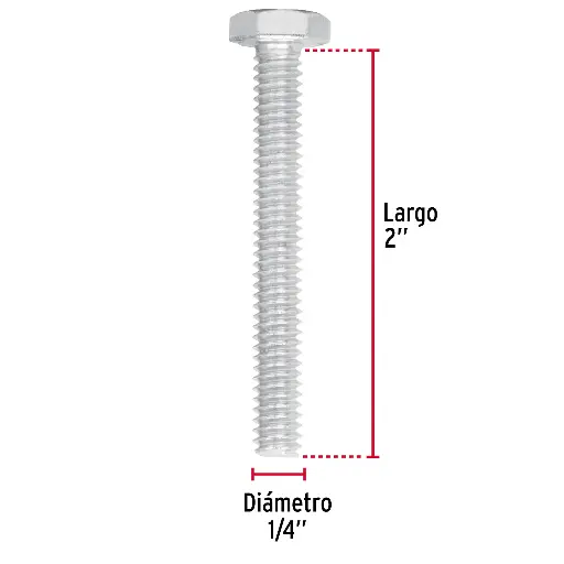 TORNILLO HEX 1/4 X 2P FIERO 44561