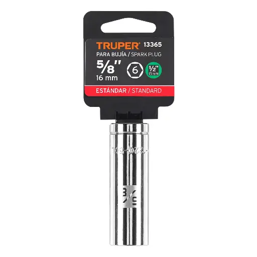 DADO 5/8 C1/2 HEX LARGO TRUPER 13365 D-1220-50L