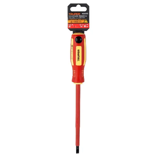 DESARMADOR DIALECTICO PLANO 1/4 X6 TRUPER 102243