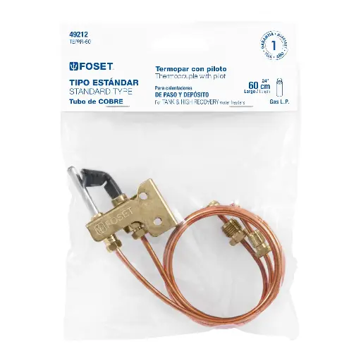 TERMOPAR PILOTO FOSET 49212 TEPAR-60