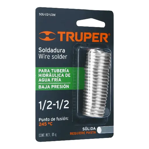 SOLDADURA 3MM 1/2-1/2 1M 13287 SOL-1/2-1/2M