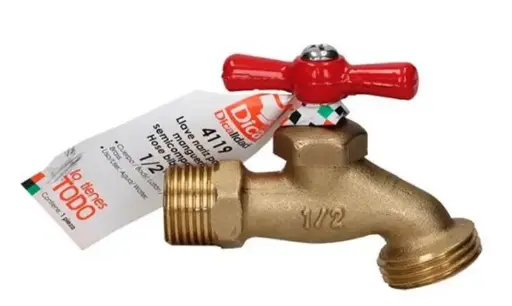 LLAVE JARDIN 1/2 DICA 4119C LATON