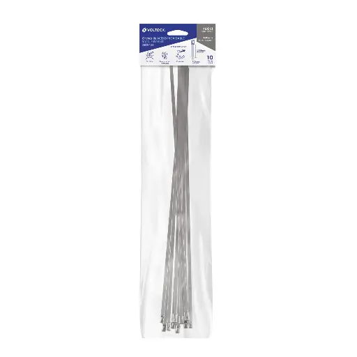 CINCHOS 36CM ACERO INOX 10PZA 48041CINM-20036