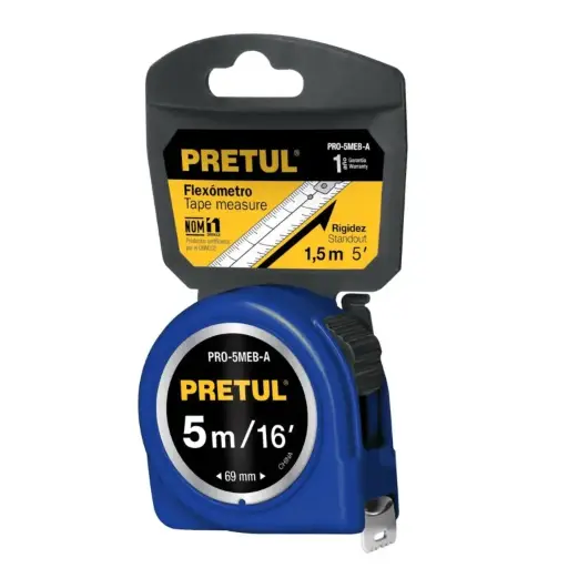 FLEXO 5M PRETUL COLORES 21608 PRO-5MEC