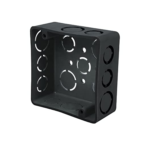 CHALUPA NEGRA REGISTRO CON TAPA VOLTECK 45004 CCH-4X4P